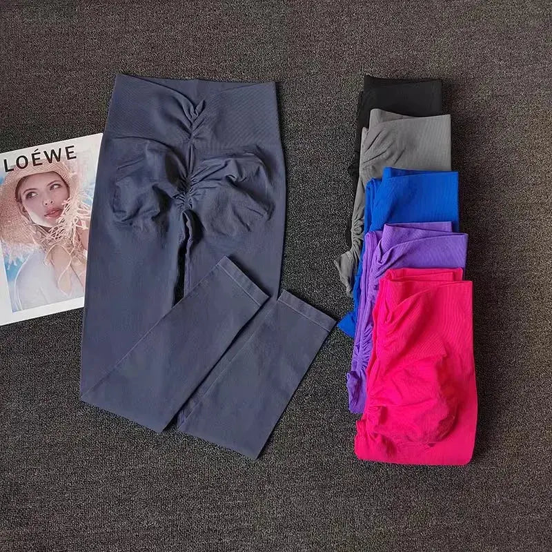 High-end Yoga Pants Women Fitness Leggings High elastic Sports Pants Push UP Tights Running Leggings Breathable Gym Leggings Ethics-Sports