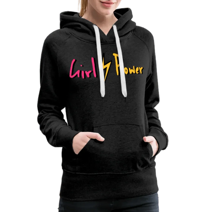 Individueller Frauen Premium Hoodie - Anthrazit