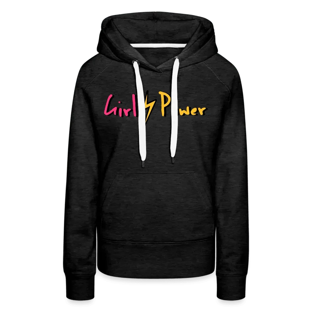 Individueller Frauen Premium Hoodie - Anthrazit