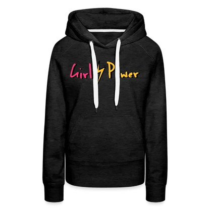 Individueller Frauen Premium Hoodie - Anthrazit