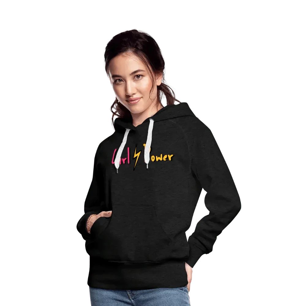 Individueller Frauen Premium Hoodie - Anthrazit