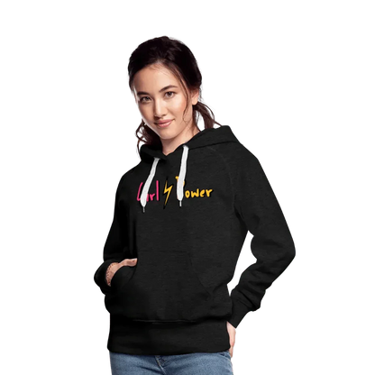 Individueller Frauen Premium Hoodie - Anthrazit