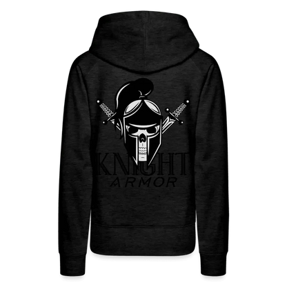 Individueller Frauen Premium Hoodie - Anthrazit