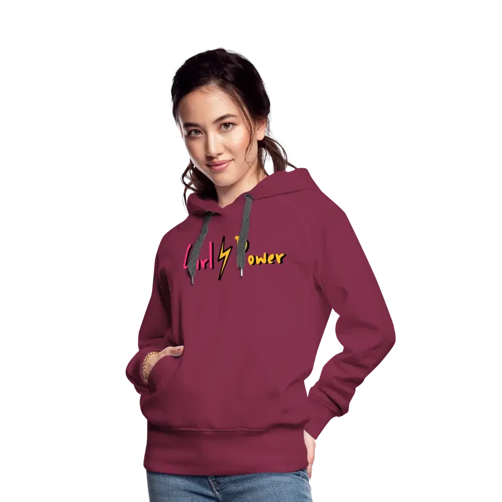 Individueller Frauen Premium Hoodie - Bordeaux