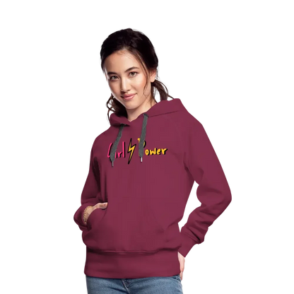 Individueller Frauen Premium Hoodie - Bordeaux