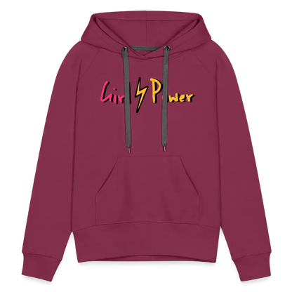 Individueller Frauen Premium Hoodie - Bordeaux