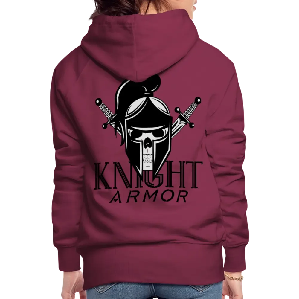 Individueller Frauen Premium Hoodie - Bordeaux