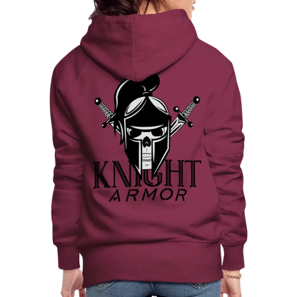 Individueller Frauen Premium Hoodie - Bordeaux