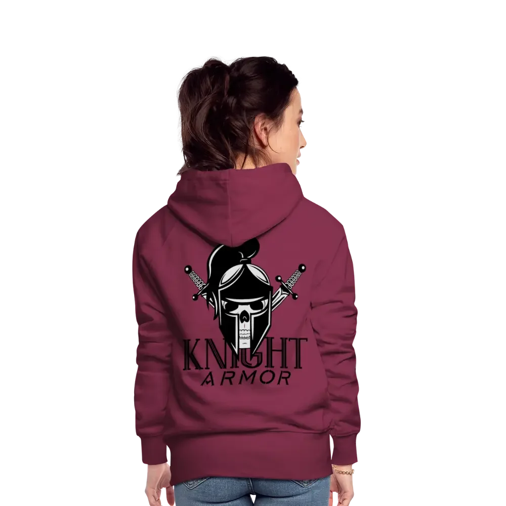 Individueller Frauen Premium Hoodie - Bordeaux