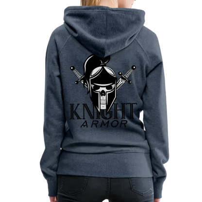 Individueller Frauen Premium Hoodie - Jeansblau