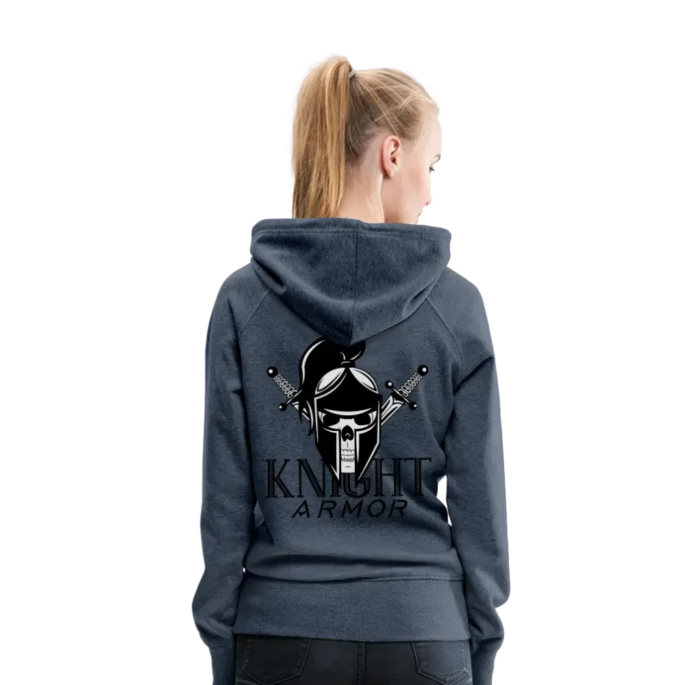 Individueller Frauen Premium Hoodie - Jeansblau