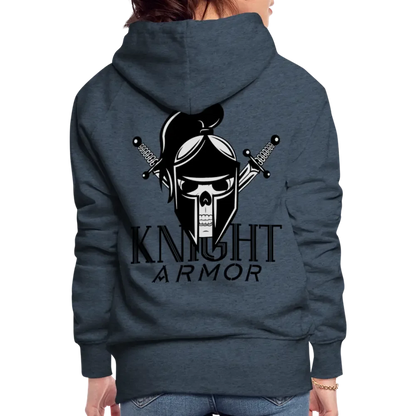 Individueller Frauen Premium Hoodie - Jeansblau
