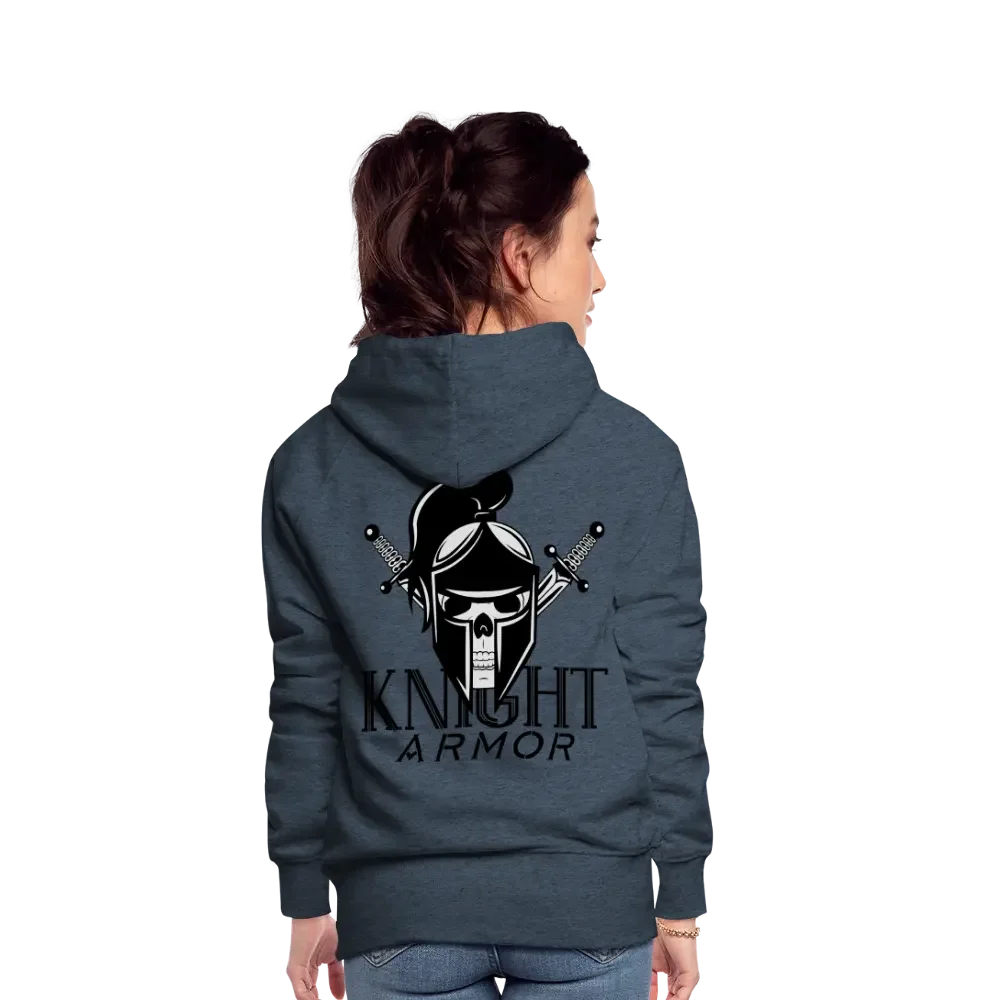 Individueller Frauen Premium Hoodie - Jeansblau