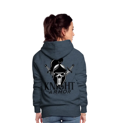 Individueller Frauen Premium Hoodie - Jeansblau
