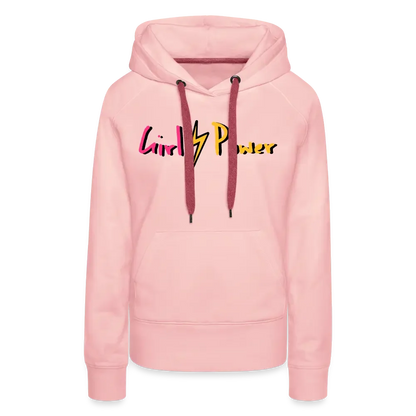 Individueller Frauen Premium Hoodie - Kristallrosa