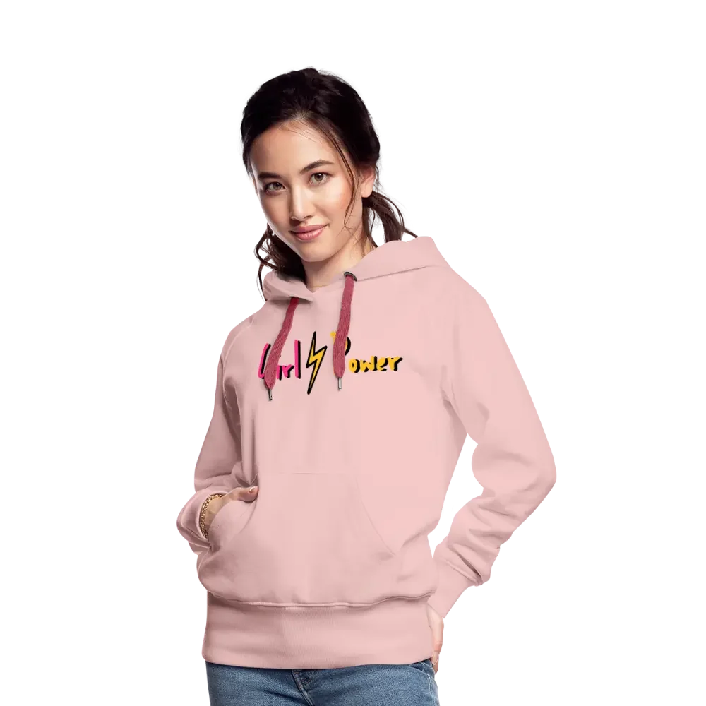 Individueller Frauen Premium Hoodie - Kristallrosa