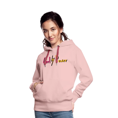Individueller Frauen Premium Hoodie - Kristallrosa