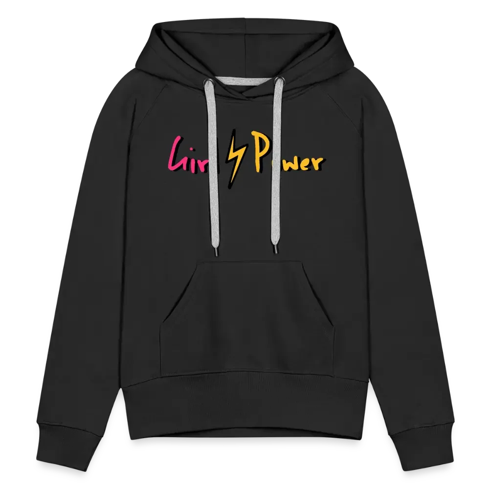 Individueller Frauen Premium Hoodie - Schwarz