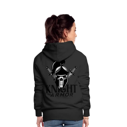 Individueller Frauen Premium Hoodie - Schwarz