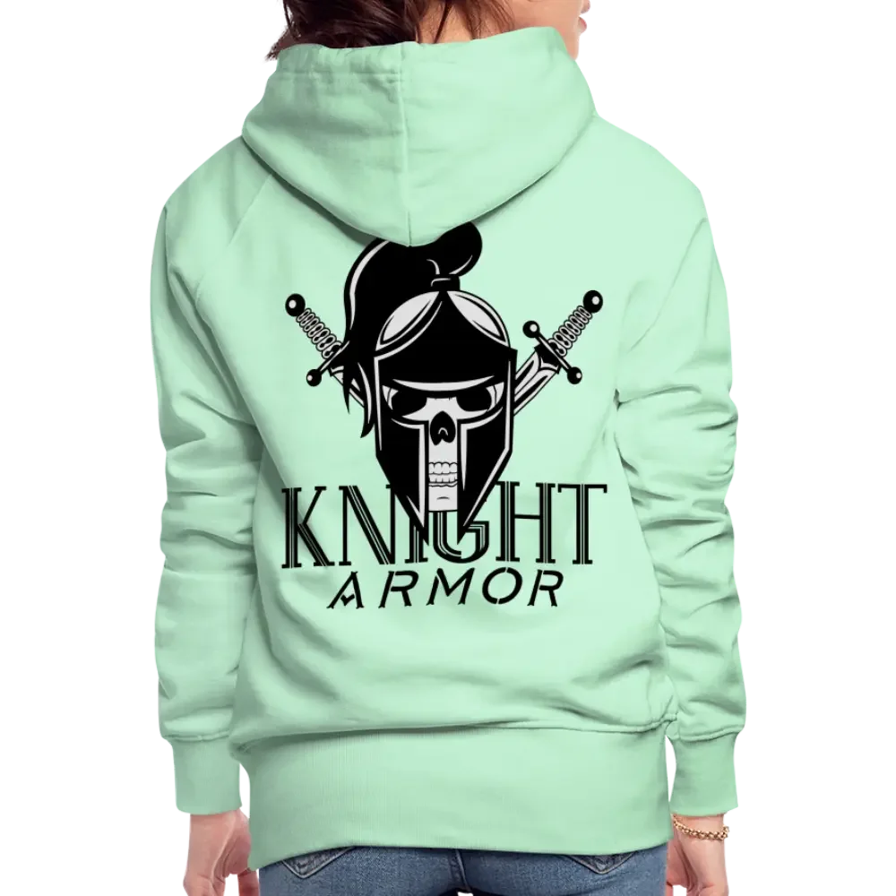 Individueller Frauen Premium Hoodie - helles Mintgrün