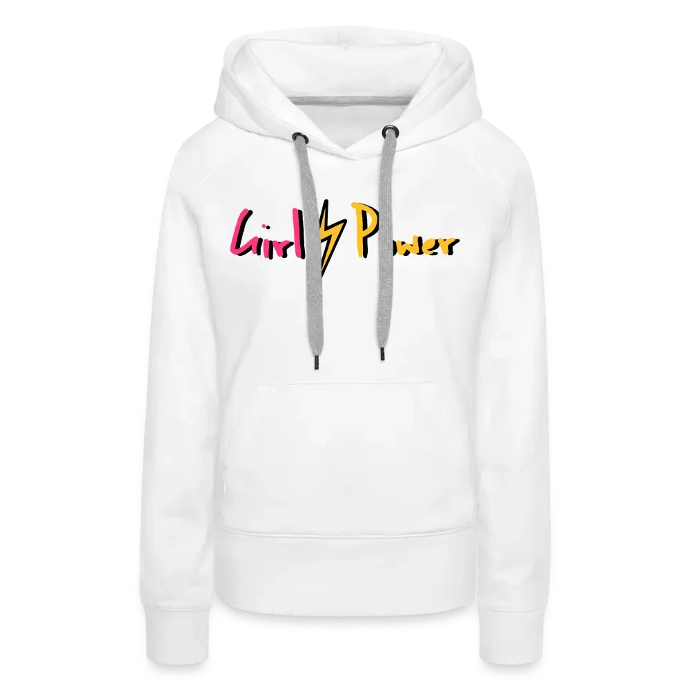 Individueller Frauen Premium Hoodie - weiß