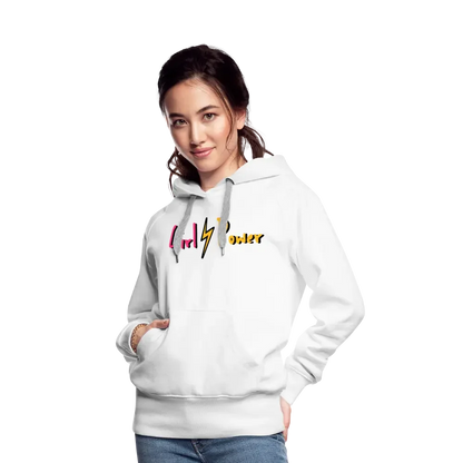 Individueller Frauen Premium Hoodie - weiß