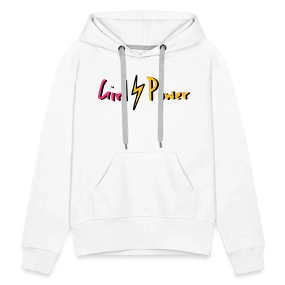 Individueller Frauen Premium Hoodie - weiß