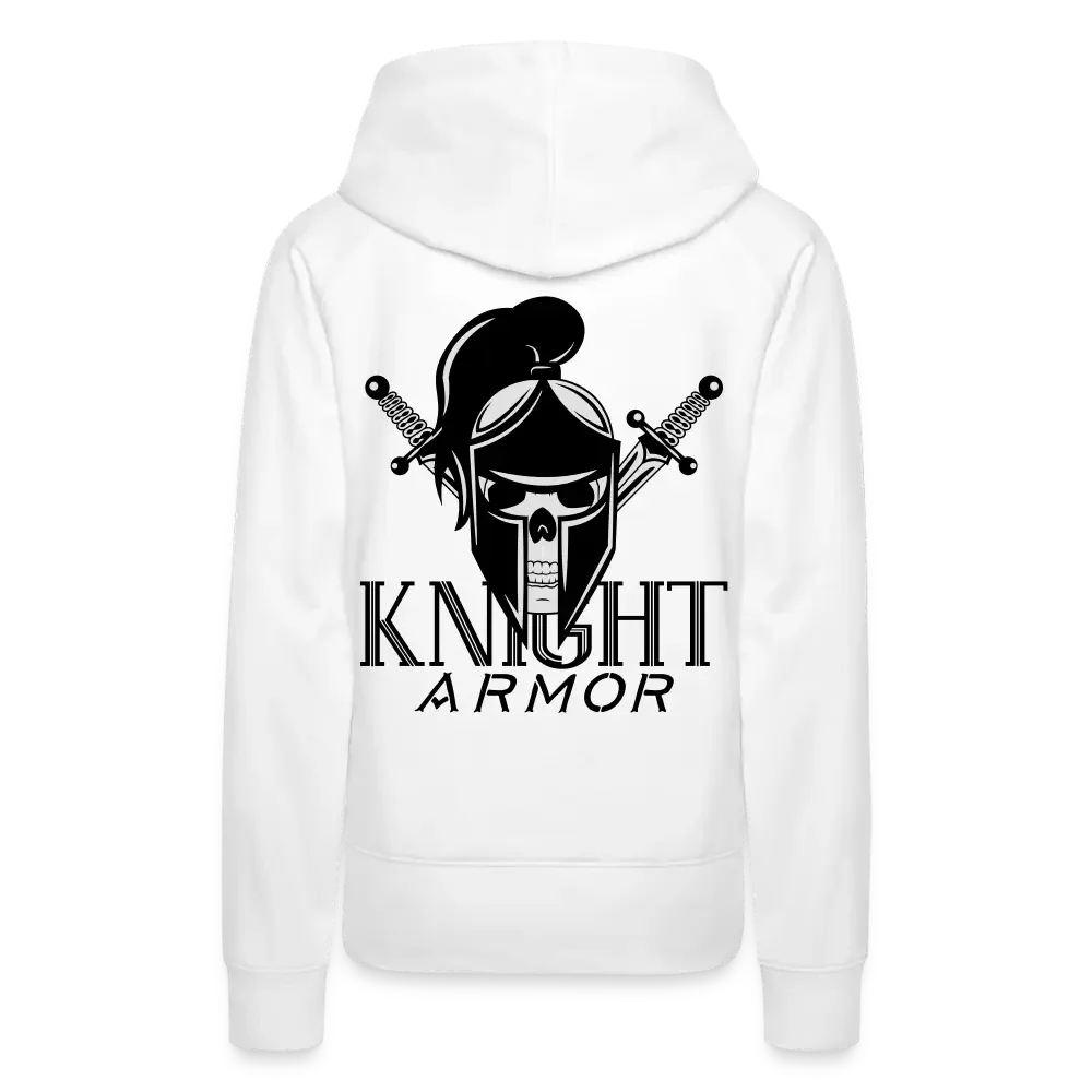 Individueller Frauen Premium Hoodie - weiß