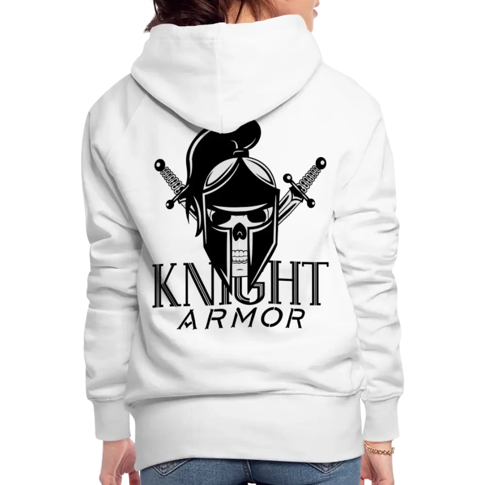 Individueller Frauen Premium Hoodie - weiß