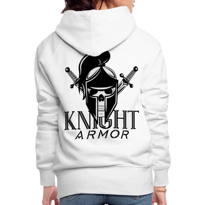 Individueller Frauen Premium Hoodie - weiß