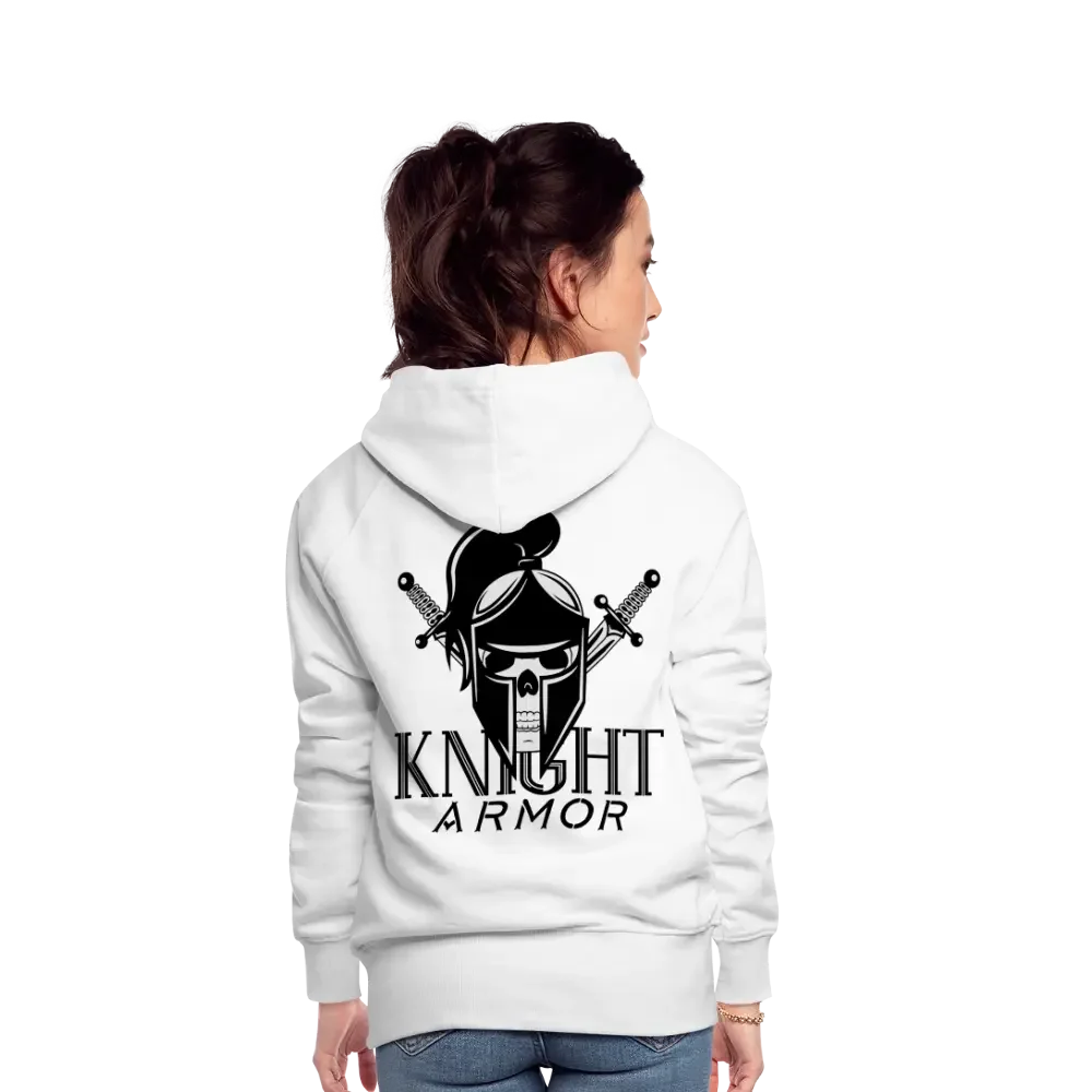 Individueller Frauen Premium Hoodie - weiß