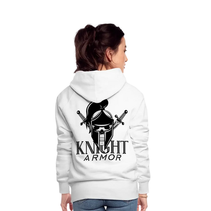 Individueller Frauen Premium Hoodie - weiß
