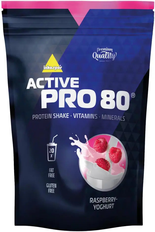 Inkospor Active Pro 80, 500g Beutel / verschiedene Geschmäcker NEUE MENGEN Metasport