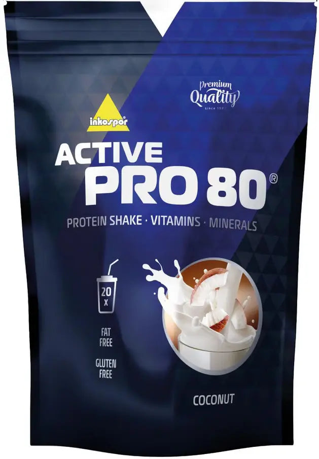 Inkospor Active Pro 80, 500g Beutel / verschiedene Geschmäcker NEUE MENGEN Metasport