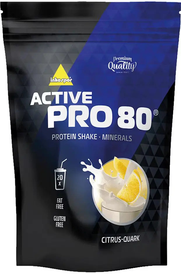 Inkospor Active Pro 80, 500g Beutel / verschiedene Geschmäcker NEUE MENGEN Metasport
