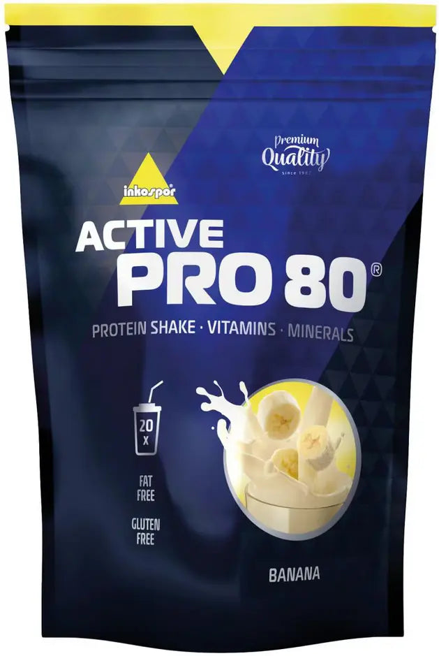 Inkospor Active Pro 80, 500g Beutel / verschiedene Geschmäcker NEUE MENGEN Metasport