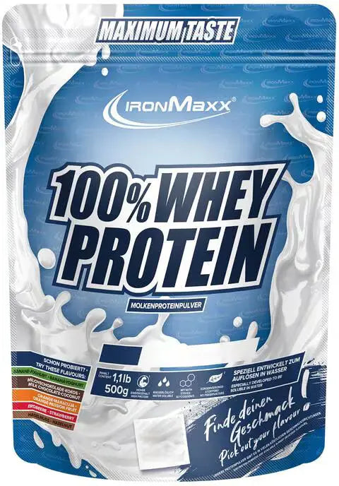 IronMaxx 100 % Whey Protein, verschiedende Geschmacksrichtungen WÖCHENTLICH ÄNDERND Metasport