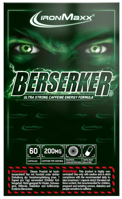IronMaxx Berserker, 60 Kapseln Metasport
