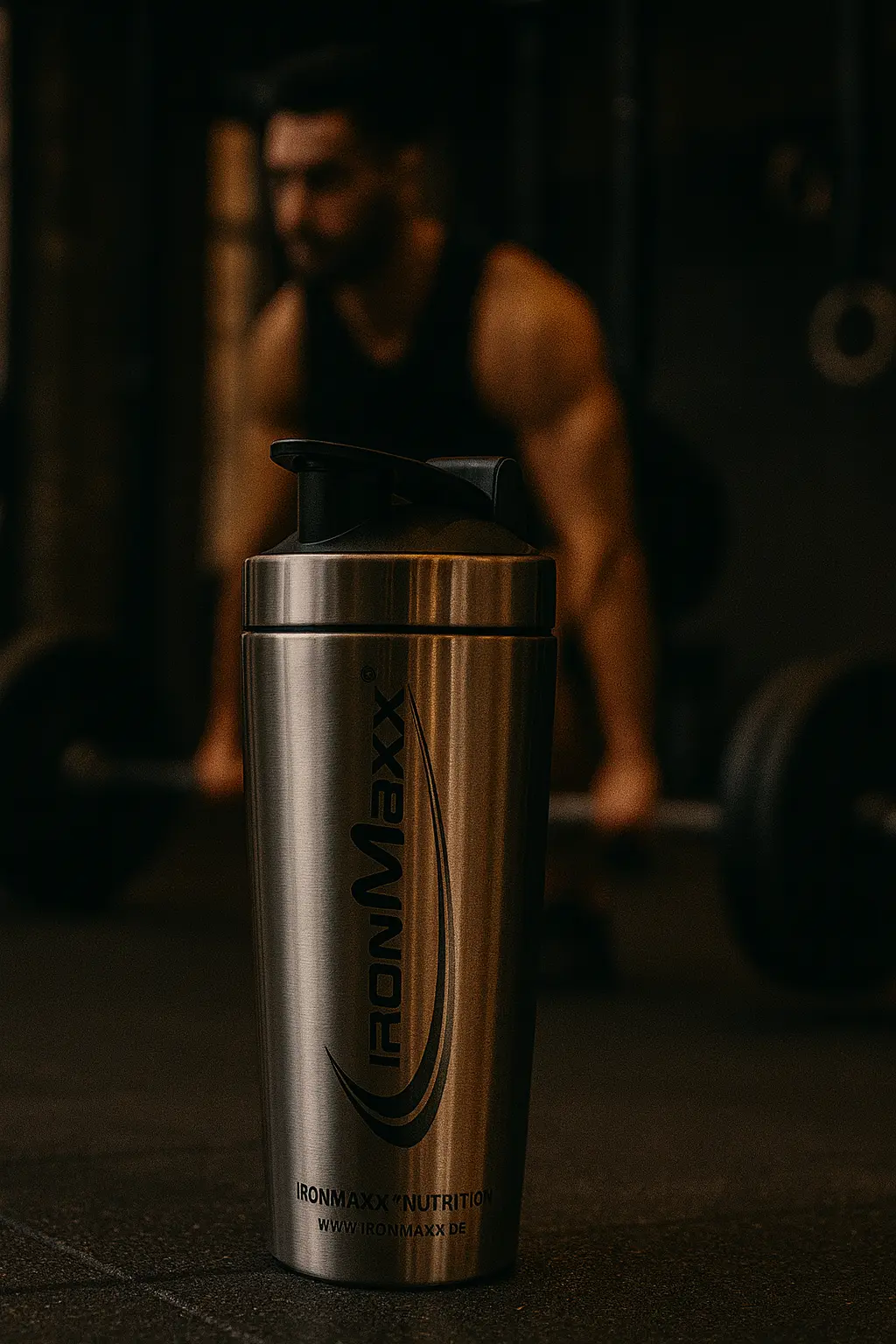 IronMaxx Edelstahl Shaker, 750 ml Metasport