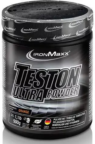 IronMaxx Teston Ultra Powder, 500 g Dose, Orange Metasport