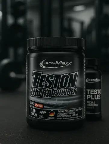 IronMaxx Teston Ultra Powder, 500 g Dose, Orange Metasport