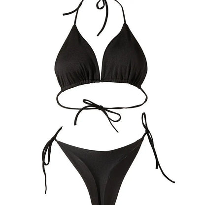 Lace-up Bikini Three-point T-back mit Chest Pad Ethics Sports