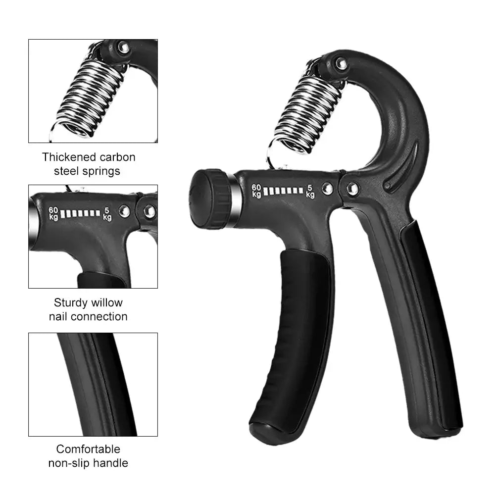 MAXIMALE KRAFT – DEIN EINSTELLBARER HANDGRIPPER! 5-60KG Fitness Unisex Ethics-Sports