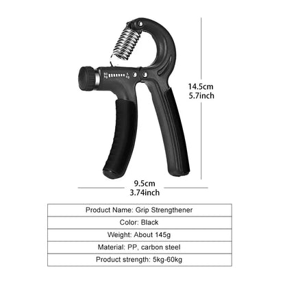 MAXIMALE KRAFT – DEIN EINSTELLBARER HANDGRIPPER! 5-60KG Fitness Unisex Ethics-Sports