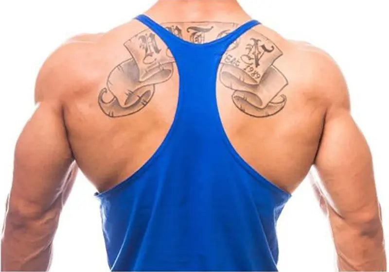 Men's Fitness Bodybuilding / Gym Y-Back Tank Top Baumwolle / Breathable Ethics-Sports