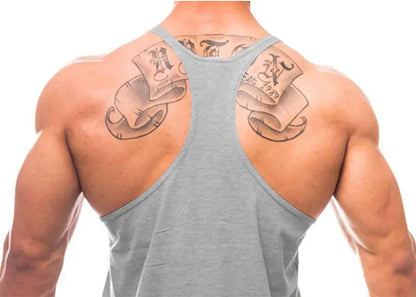 Men's Fitness Bodybuilding / Gym Y-Back Tank Top Baumwolle / Breathable Ethics-Sports