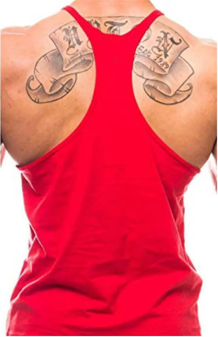 Men's Fitness Bodybuilding / Gym Y-Back Tank Top Baumwolle / Breathable Ethics-Sports