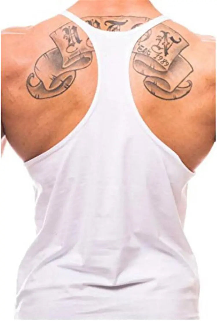 Men's Fitness Bodybuilding / Gym Y-Back Tank Top Baumwolle / Breathable Ethics-Sports