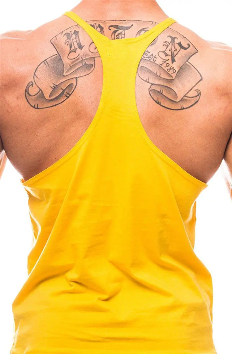 Men's Fitness Bodybuilding / Gym Y-Back Tank Top Baumwolle / Breathable Ethics-Sports