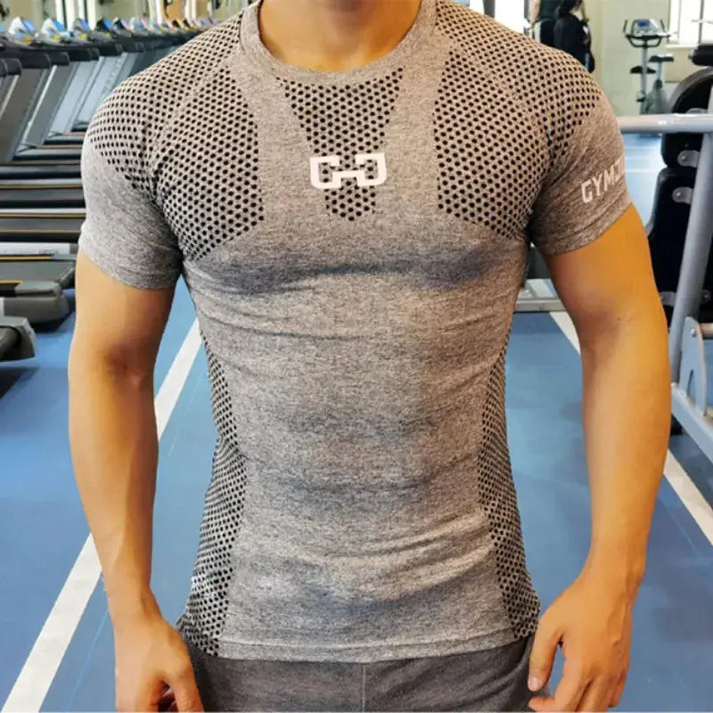Men's Quick Dry Sport / Fitness T-shirt mit Short Sleeve Ethics-Sports